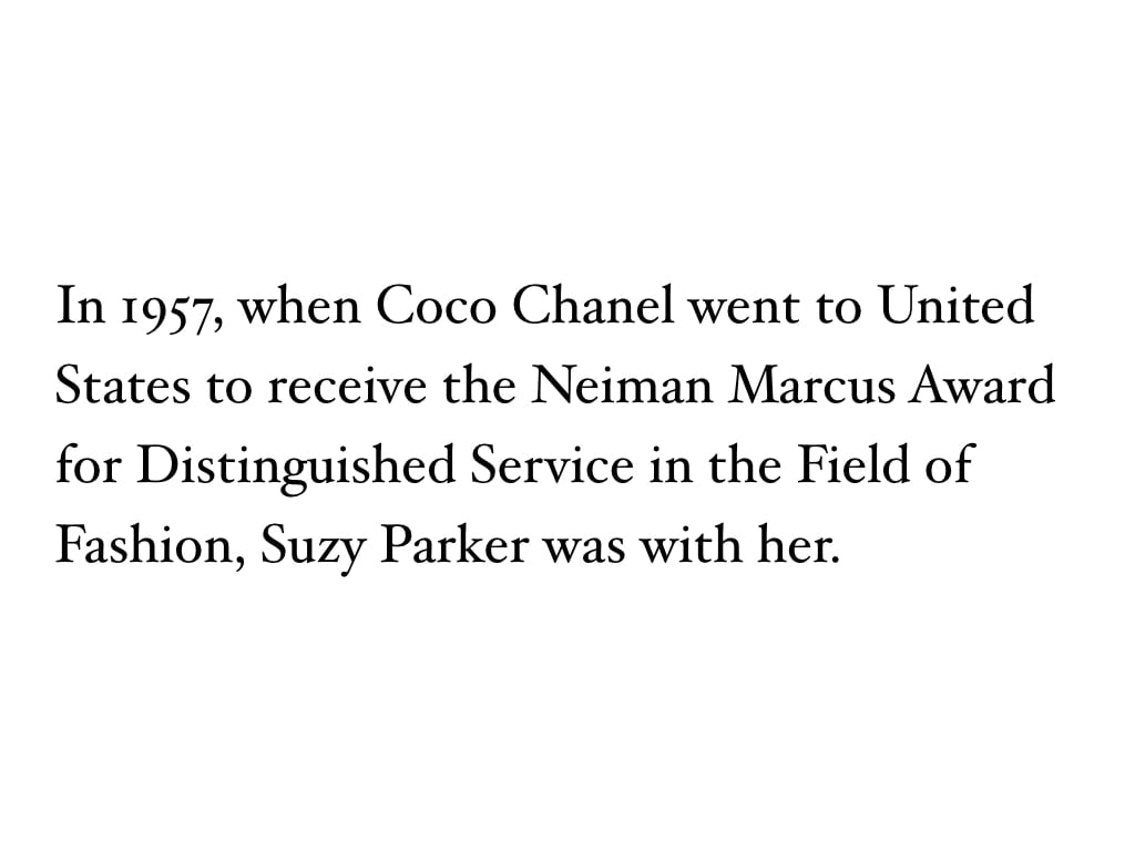  Elegant love: When Coco Chanel meets Suzy Parker