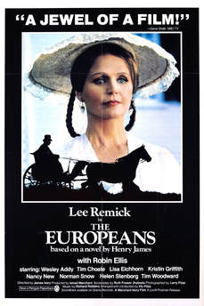elegant film poster the europeans 1979 directed by James Ivory