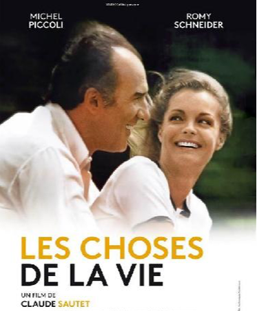 french film les choses de la vie 1970 poster played by romy schneider and michel piccoli directed by claude sautet