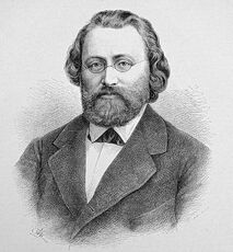 Max Bruch portrait wearing suits in glasses 