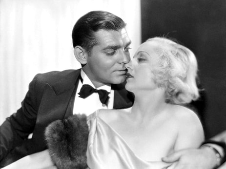 Carole Lombard and Clark Gable in film o Man of Her Own(1932)