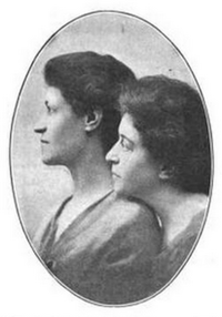 Rose and Ottilie Sutro sisters portrait
