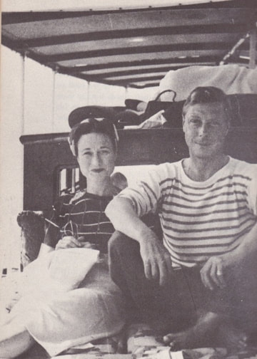 King Edward VIII vacationing in south of France with Wallis Simpson