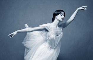 Italian ballet dancer Alessandra Ferri as Giselle