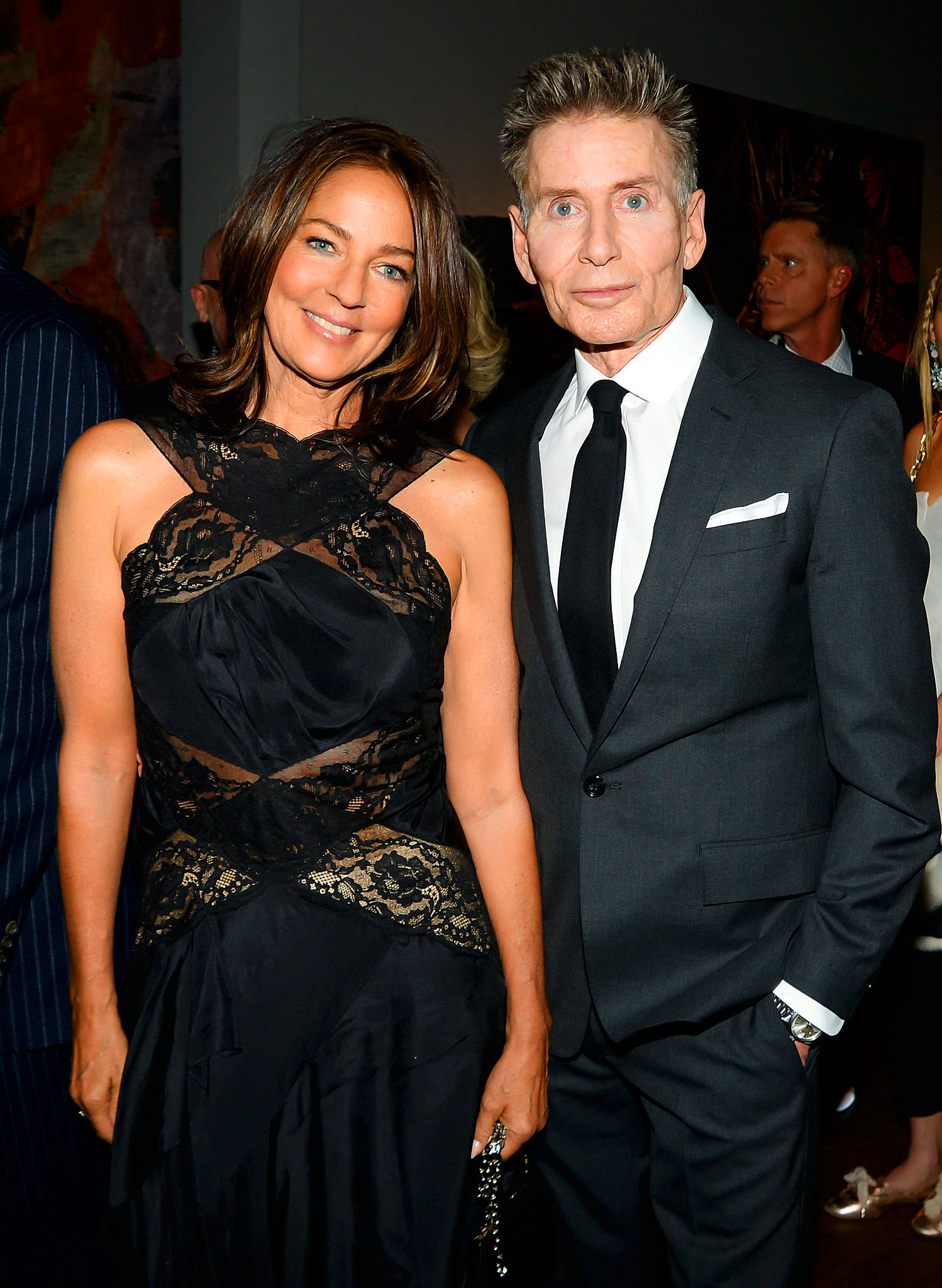 Calvin Klein with his second wife Kelly Rector at Met Gala, 2015
