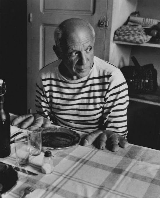 Pablo Picasso by ​Robert Doisneau