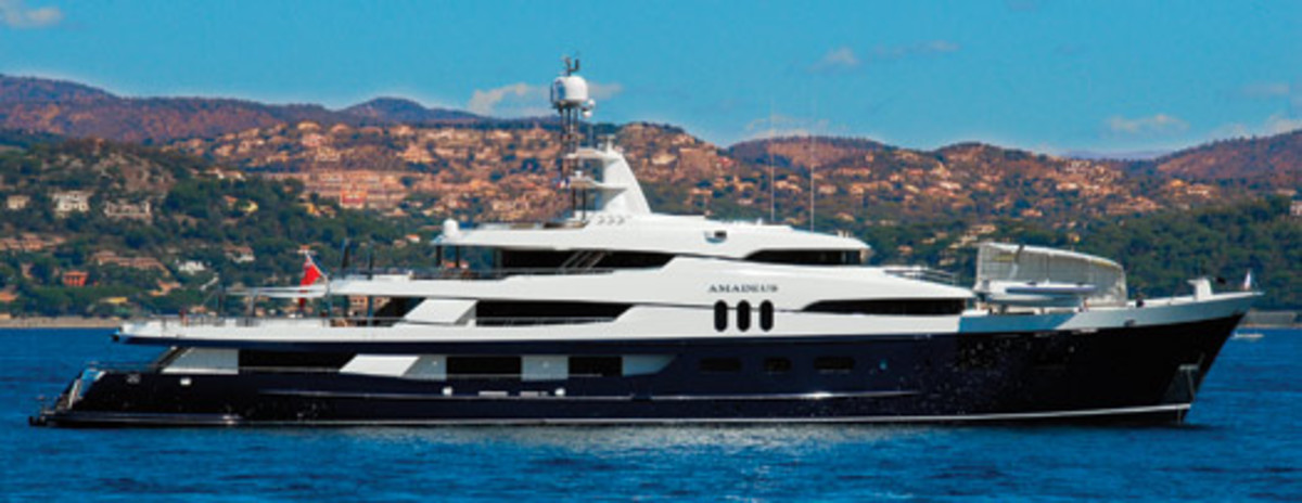 Second richest man in the world Bernard Arnault first luxury yacht Amadeus of 69m
