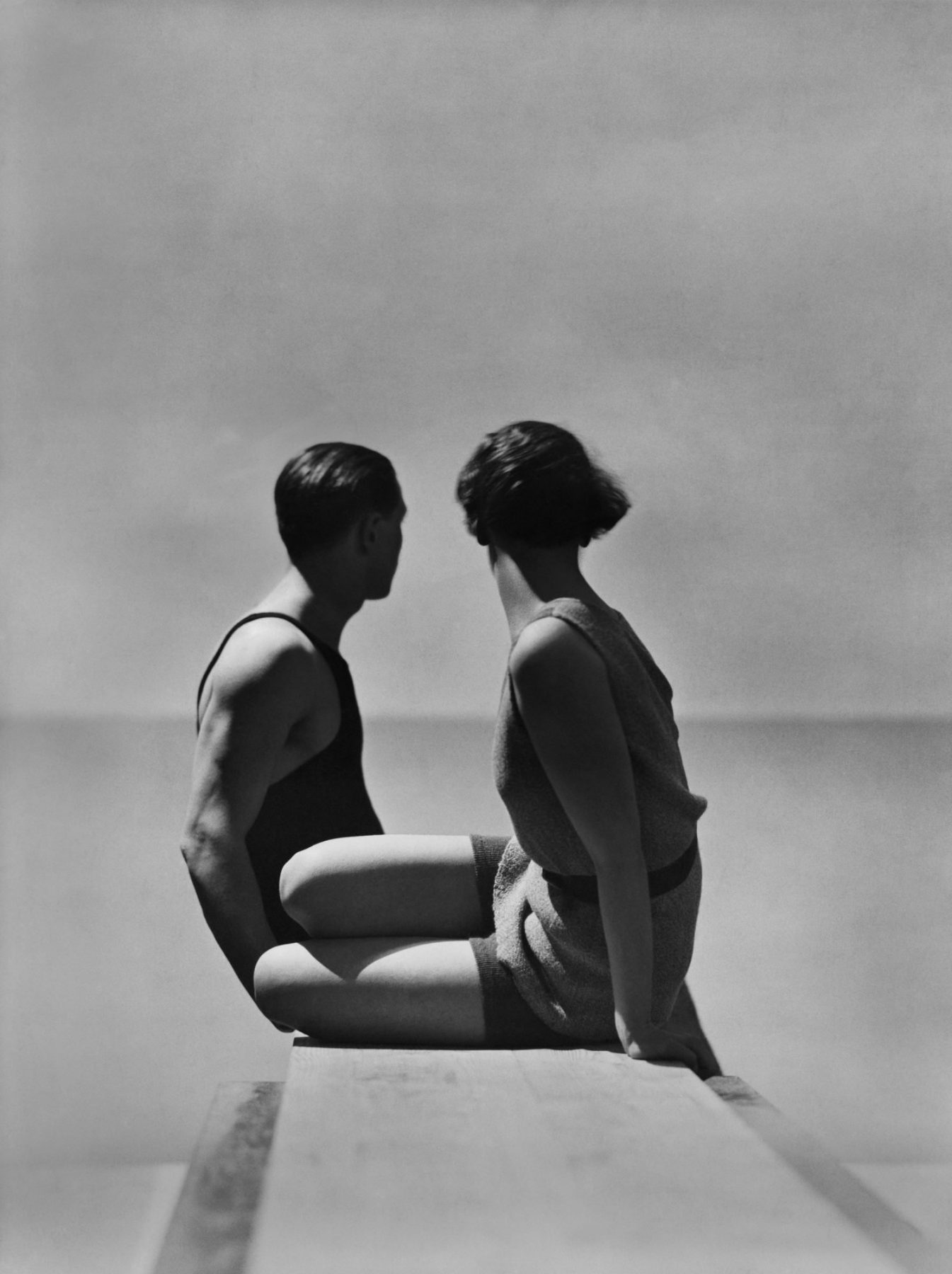 The Divers, swimwear by Izod, photo by George Hoyningen-Huene, 1930, one of the models was Horst P. Horst