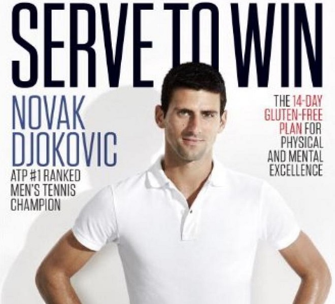 Novak Djokovic's book about his transformation: Serve To Win, the 14-day Gluten-Free Plan for Physical and Mental Excellence.