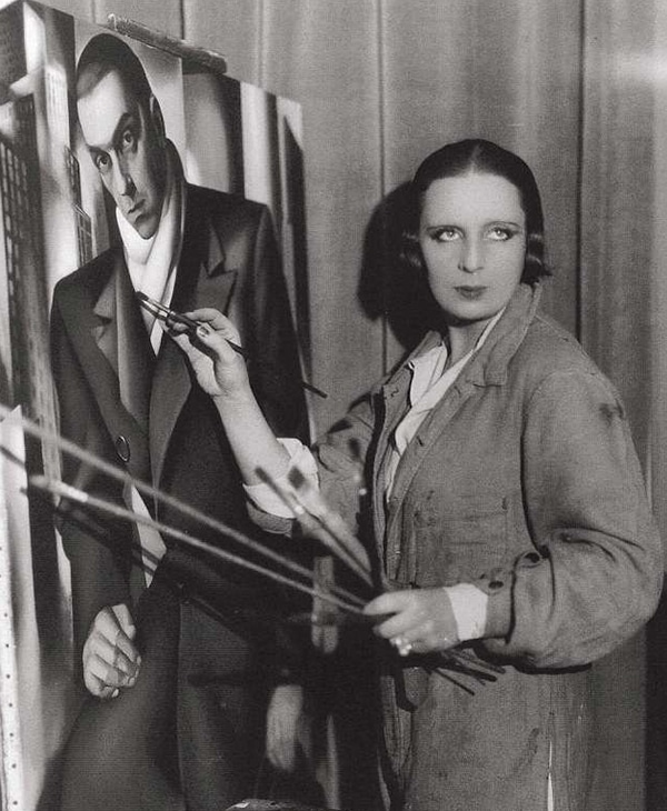 Tamara de Lempicka(16 May 1898 – 18 March 1980) painting