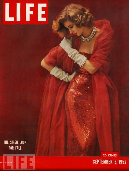 Suzy Parker in Norman Norell, 1952