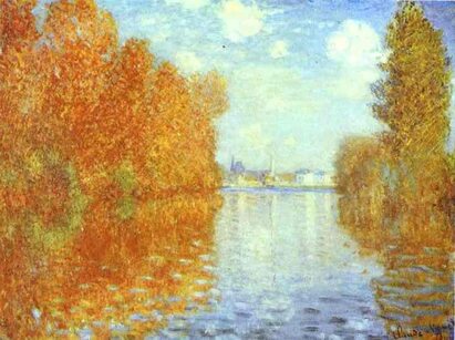 Claude Monet, (1840-1926), Autumn Effect at Argenteuil, 1873, The Samuel Courtauld Trust, The Courtauld Gallery, London