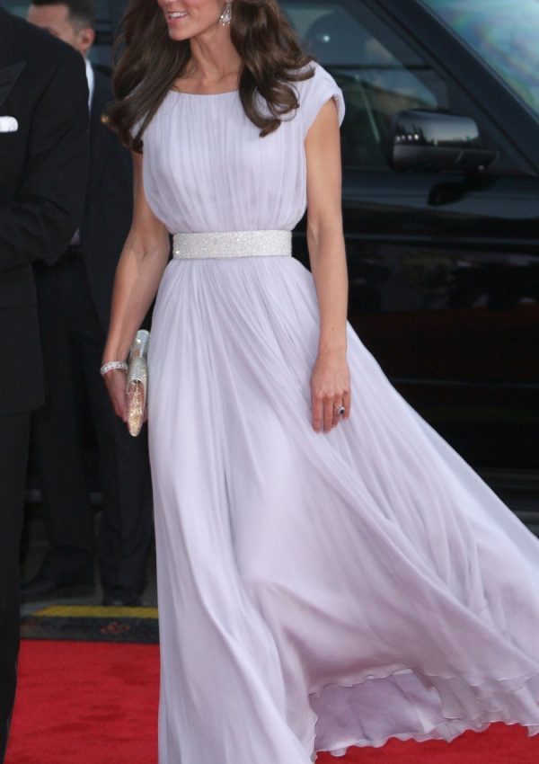 Kate Middleton Duchess of Cambridge gown by Alexander McQueen
