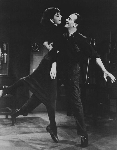 Fred Astaire dancing with Audrey Hepburn