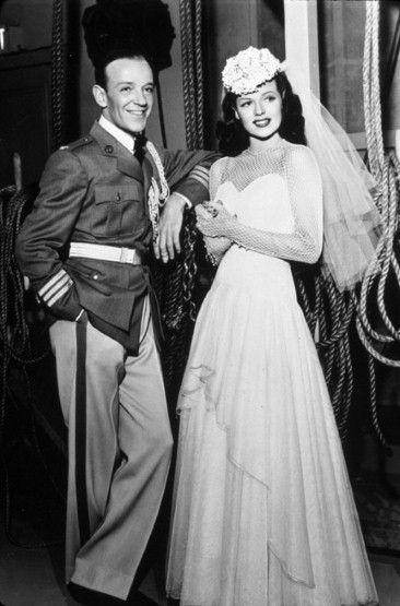 Rita Hayworth young jeune with Fred Astaire
