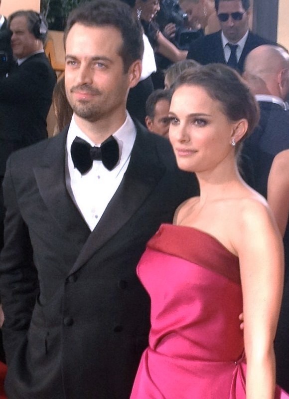 Natalie Portman with husband Benjamin Millepied in 2012