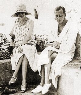 Grand Duke Dmitri Pavlovich of Russia with his wife Audrey Emery in the 1920s.