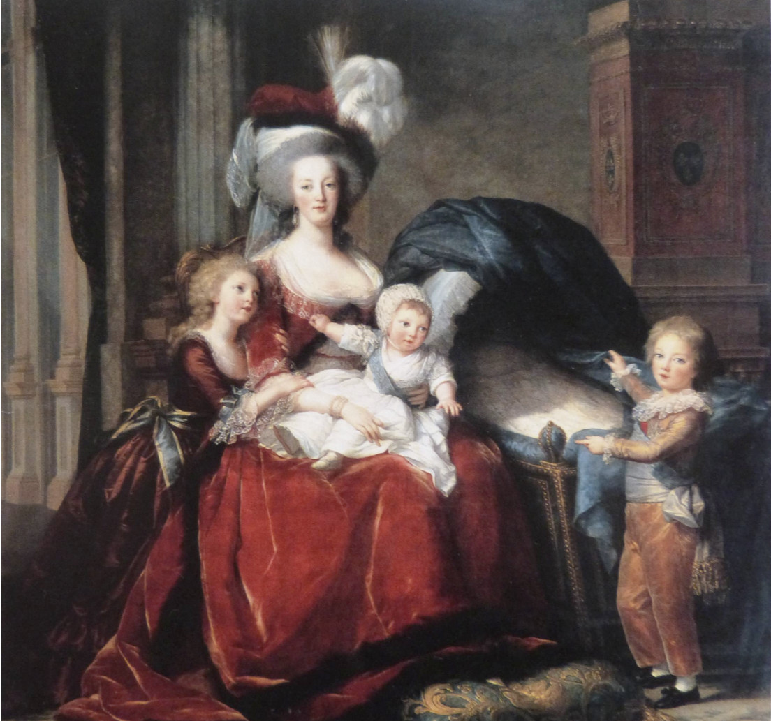 Marie Antoinette and Her Children (1786) by ​Élisabeth Louise Vigée Le Brun