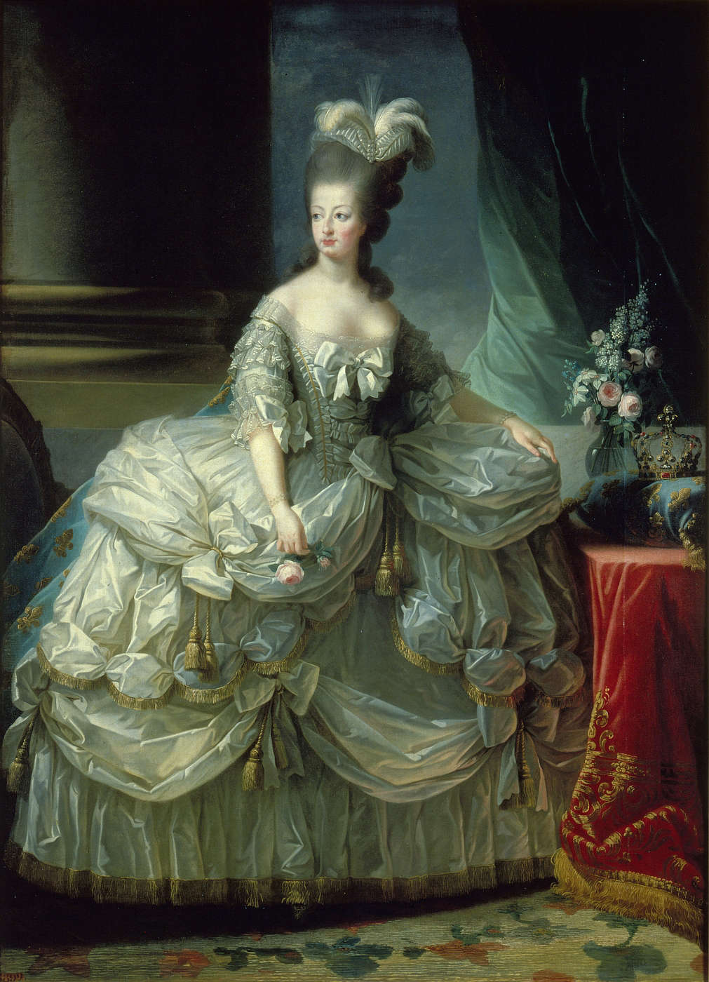 Marie-Antoinette portrait (1778) by ​Élisabeth Louise Vigée Le Brun 