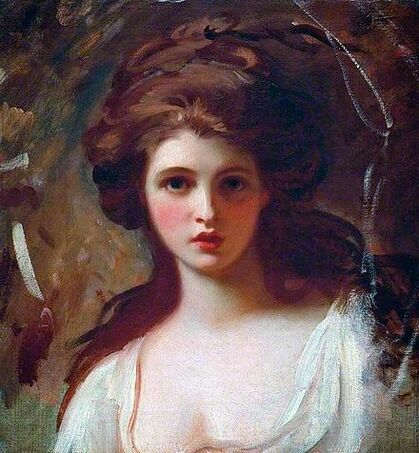 Emma Hamilton as Circe, 1782, by George Romney