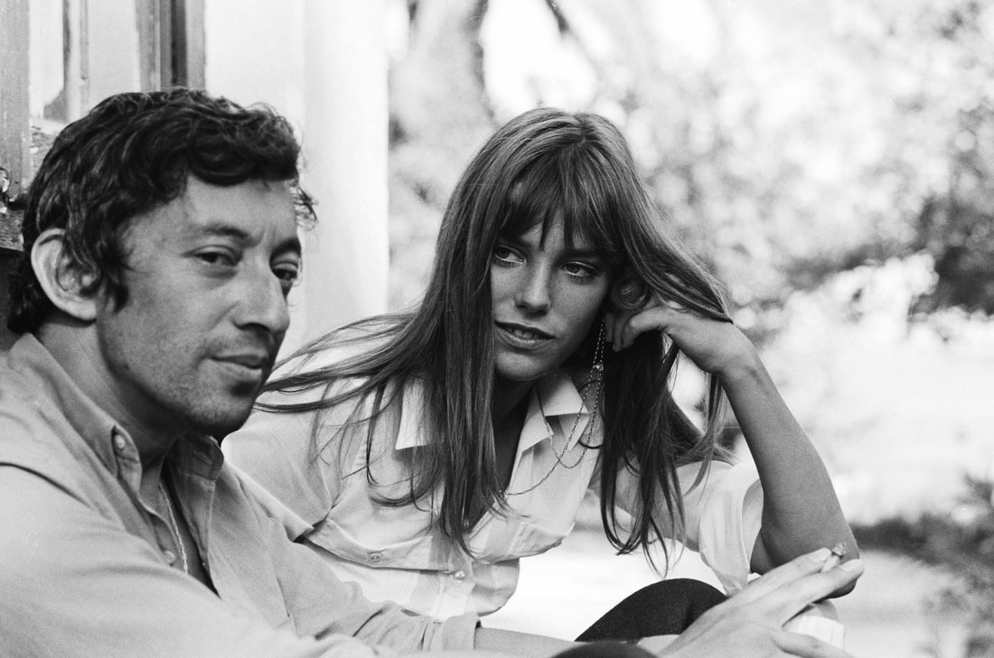 Jane Birkin with Serge Gainsbourg