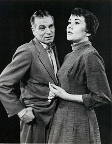 Lawrence Olivier with his third wife actress Joan Plowright