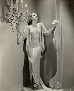 Carole Lombard gown designed by Edward Stevenson
