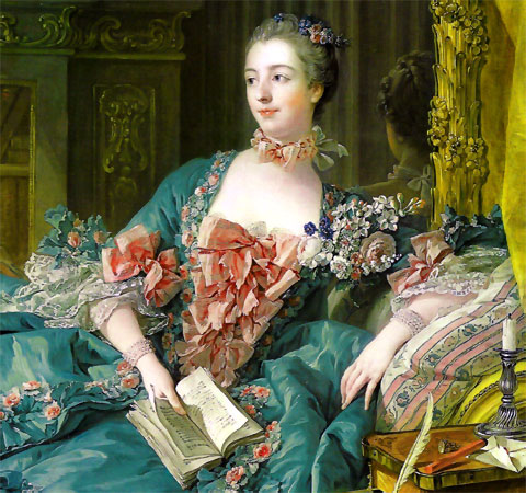 Madame de Pompadour par François Boucher, 1756