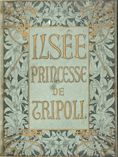 Alphonse Mucha's illustration for Robert de Flersilsee's  book Princesse de Tripoli