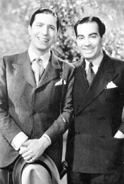 Alfredo Le Pera(1900-1935) with Carlos Gardel(1891-1935)