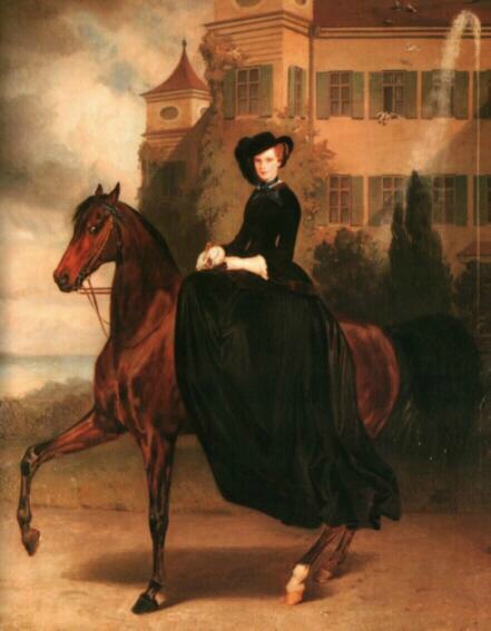 Empress Elisabeth of Austria on horse – Sisi Sissi Tote Bag by  EspritMortemart