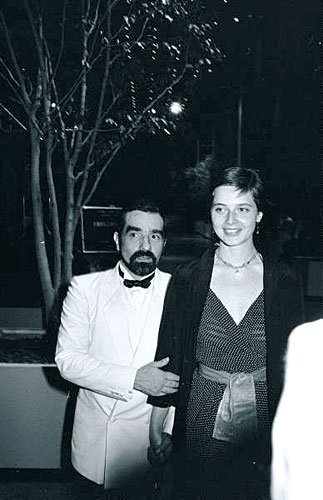 Isabella Rossellini with her first husband Martin Scorsese