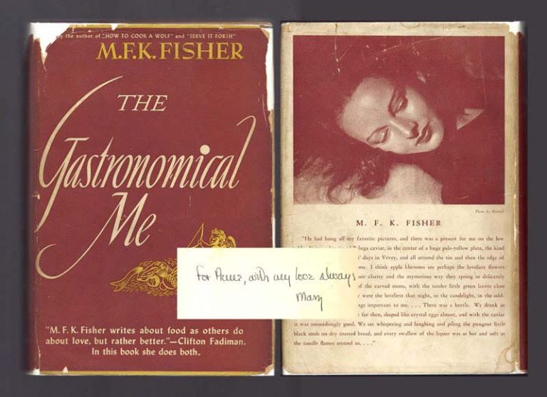 The Gastronomical Me(1943) by M.F.K. Fisher, first edition, 1943