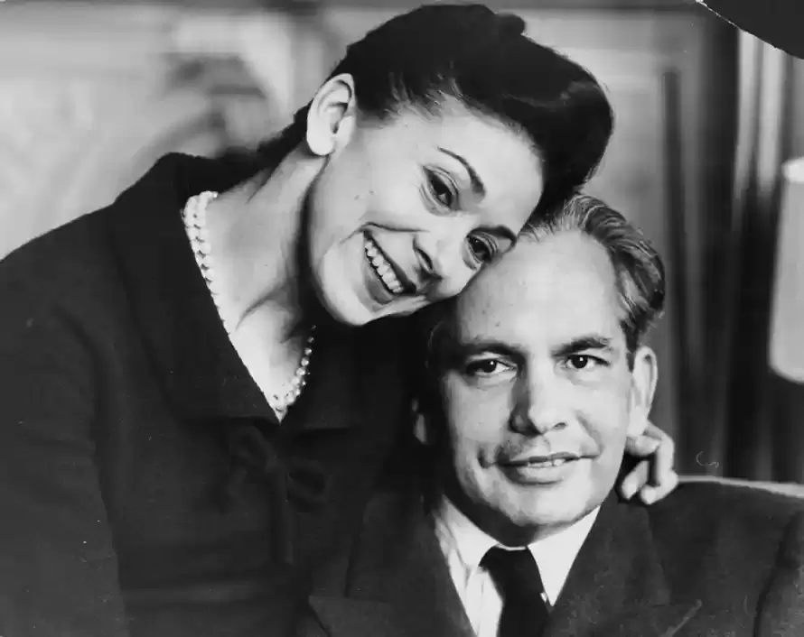 Margot Fonteyn with her husband Roberto Arias