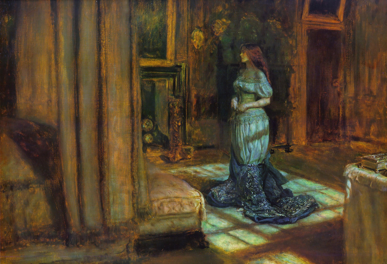The Eve of St. Agnes by John Everett Millais