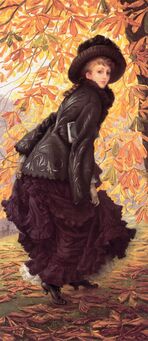October by James Tissot modelled by Kathleen Newton, 1877, musée des beaux-arts de Montréal