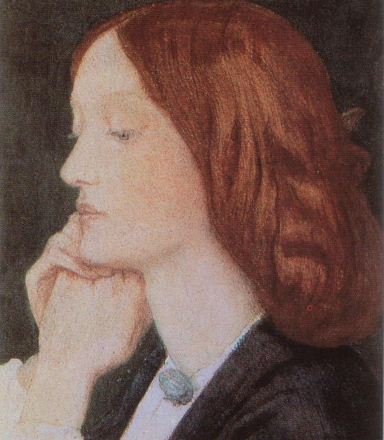 Portrait of Elizabeth Siddal(25 July 1829 – 11 February 1862 ) by Dante Gabriel Rossetti