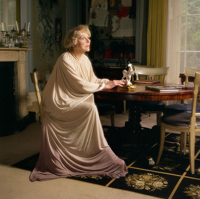 Lady Diana Cooper, 1977, photo by Bernard Lee ('Bern') Schwartz (1914-1978)