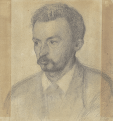 2019 Exposition: Hammershøi, le maître de la peinture danoise a parisVilhelm Hammershøi Self-portrait, 1895