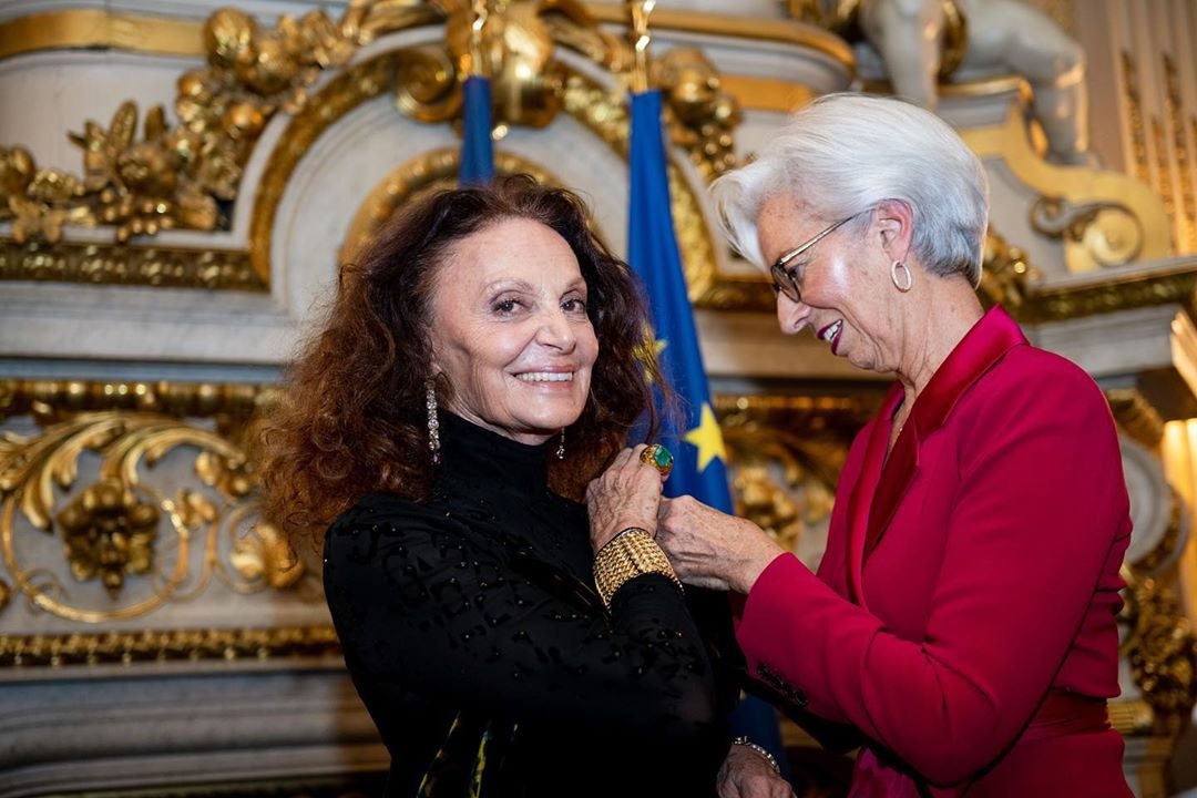 Diane von Fürstenberg reçoit la Légion d’Honneur