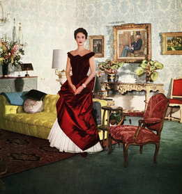 Babe Paley in Charles James gown, 1950, Vogue