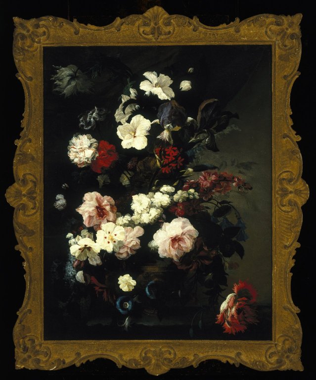 Flowers Still Life (Jardinière of Flowers), by Mary Moser, Brooklyn Museum, New York