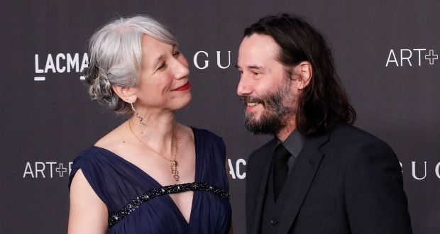 Keanu Reeves held hands with his new girl friend Alexandra Grant at the LACMA Art + Film event in LA