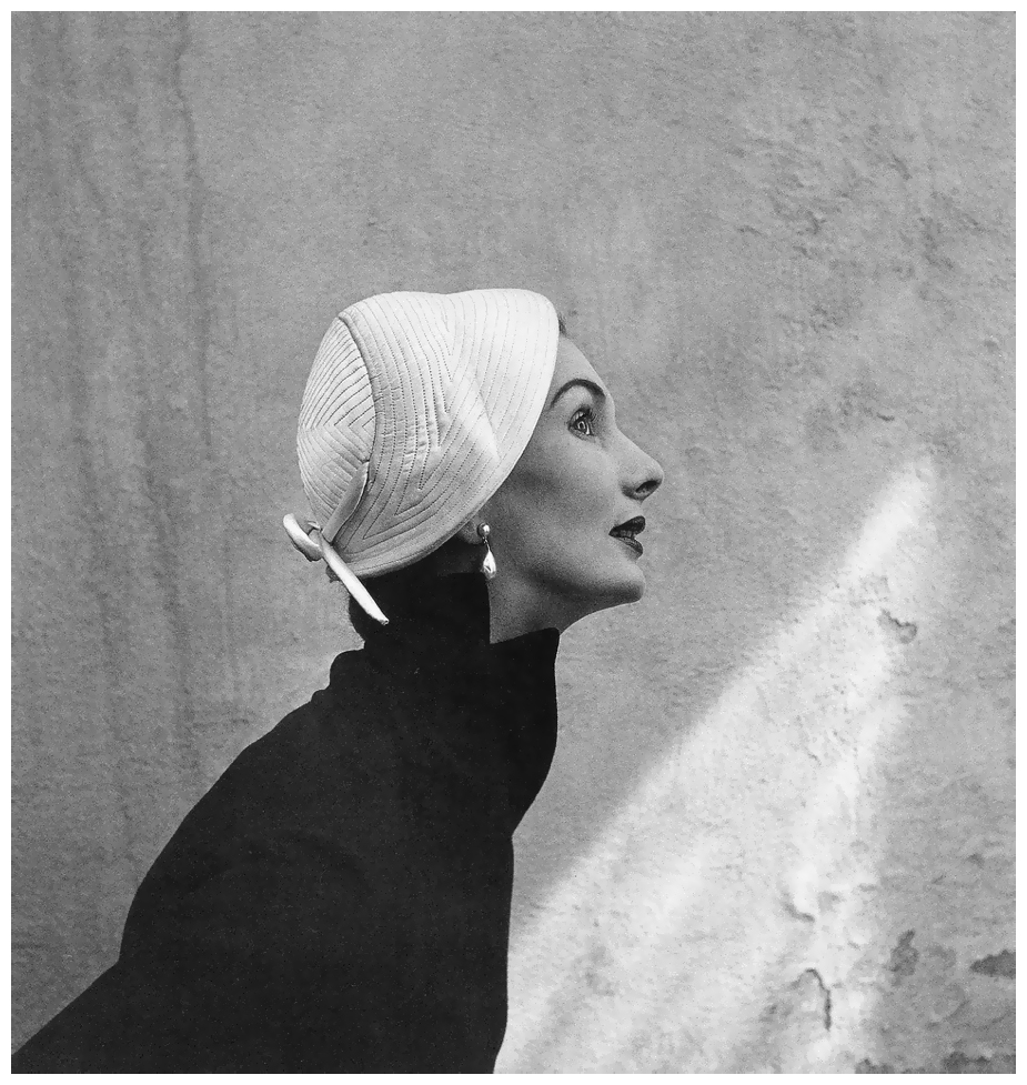 Barbara Goalen in Christian Dior dress. photo by Clifford Coffin, Paris, 1948