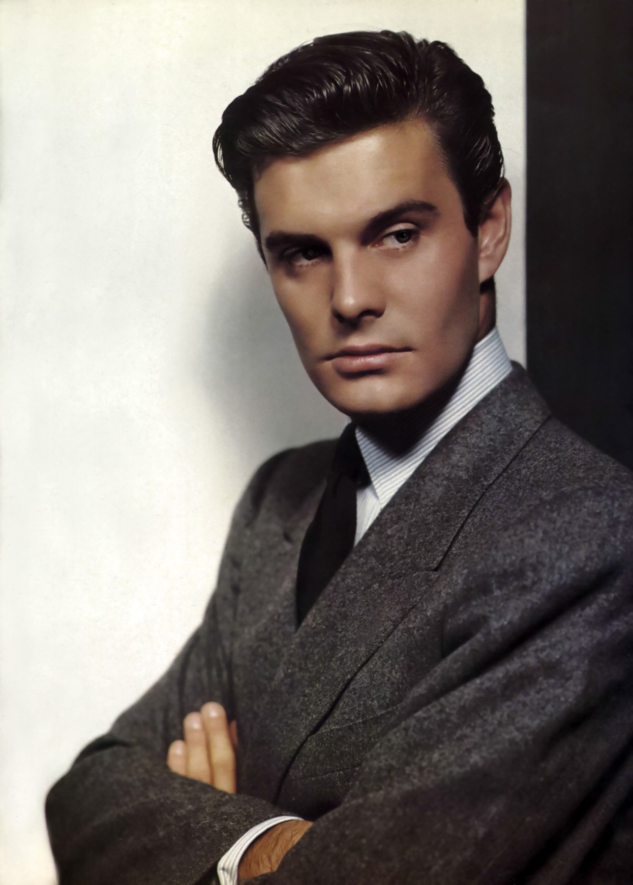 Louis Jourdan(19 June 1921-14 February 2015) French actor in Hollywood
