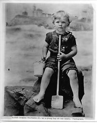 Douglas Fairbanks Jr. as child
