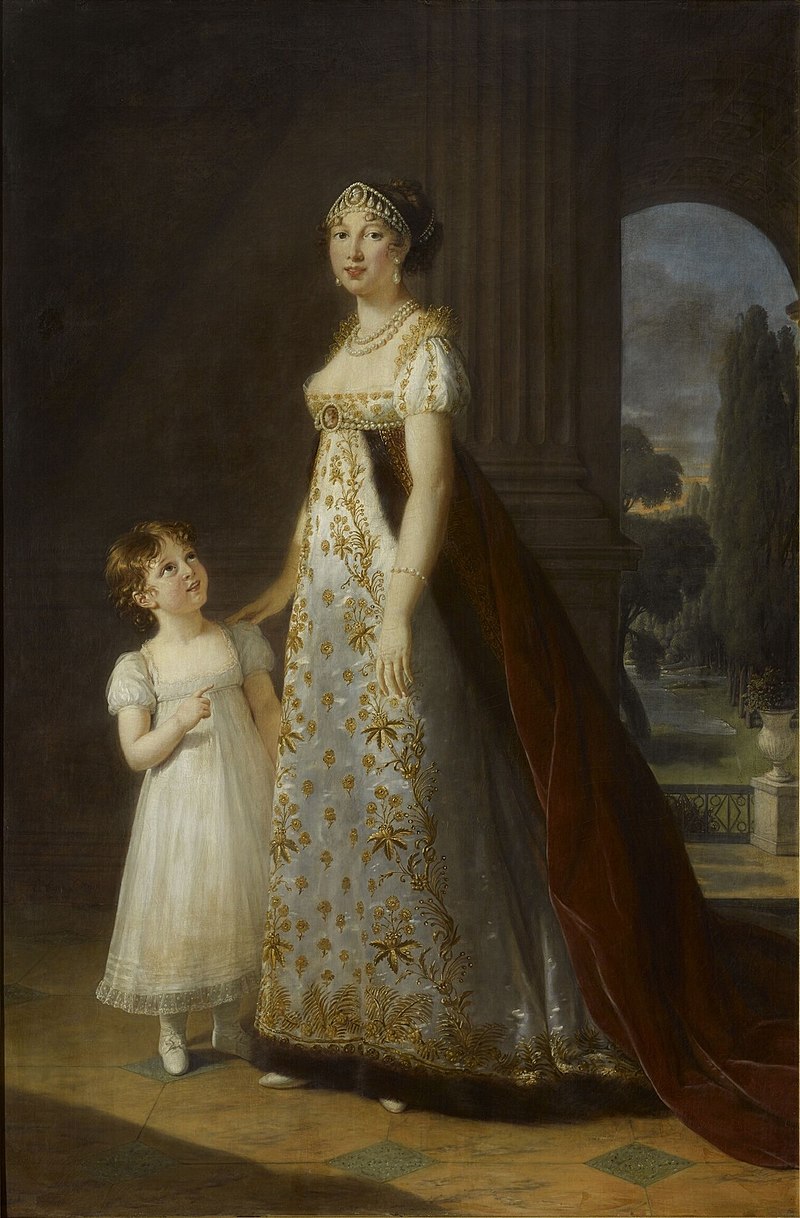 Élisabeth Louise Vigée Le Brun, Paris, musée du Louvre, Caroline Murat, reine de Naples avec sa fille Laetitia (1807), château de Versailles.