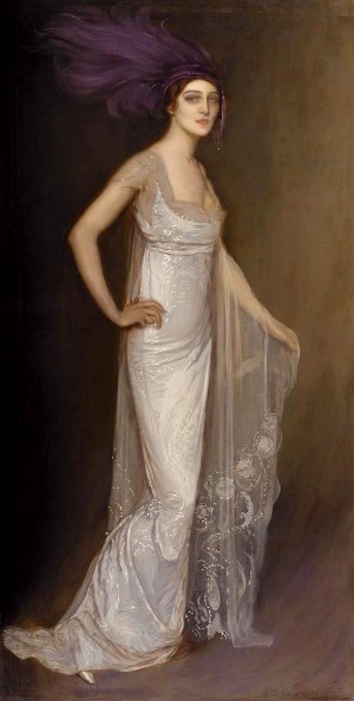Portrait of Ida Rubinstein, 1913, by Antonio de la Gandára