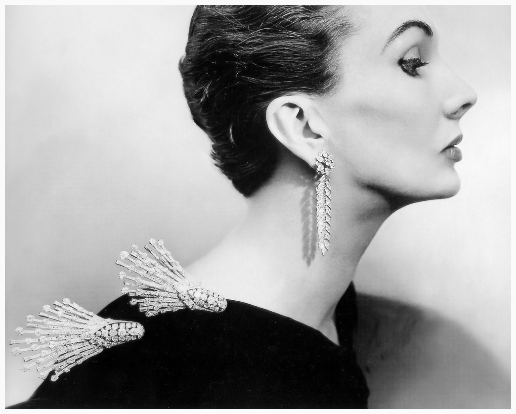 Barbara Goalen for Vogue UK, Photo by Anthony Denney, 1951