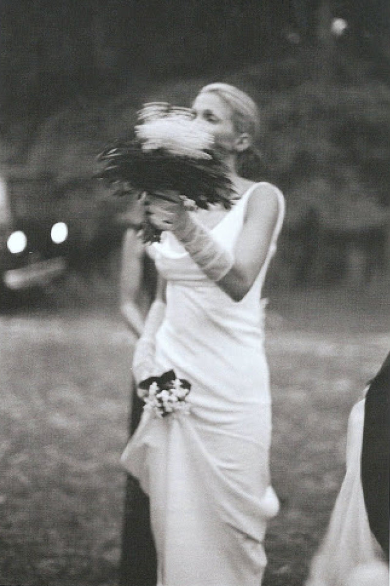 Carolyn Bessette wedding dress designed by Narciso Rodriguez 1996
